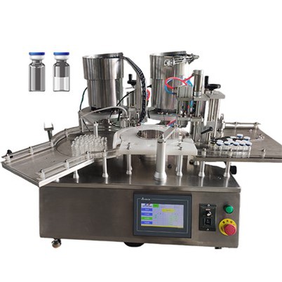 Stolní plnicí a uzavírací stroj na 10ml lahvičky